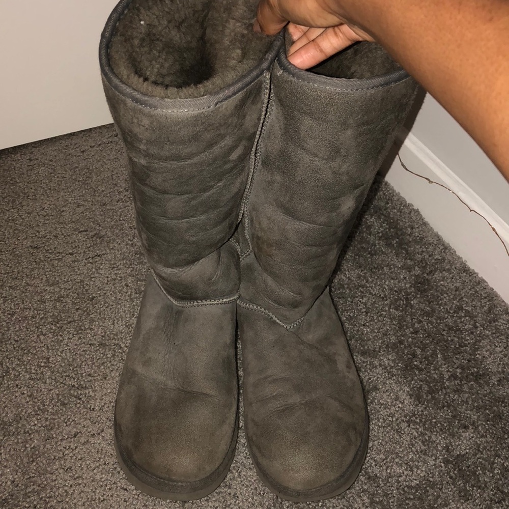 Grey Tall Uggs